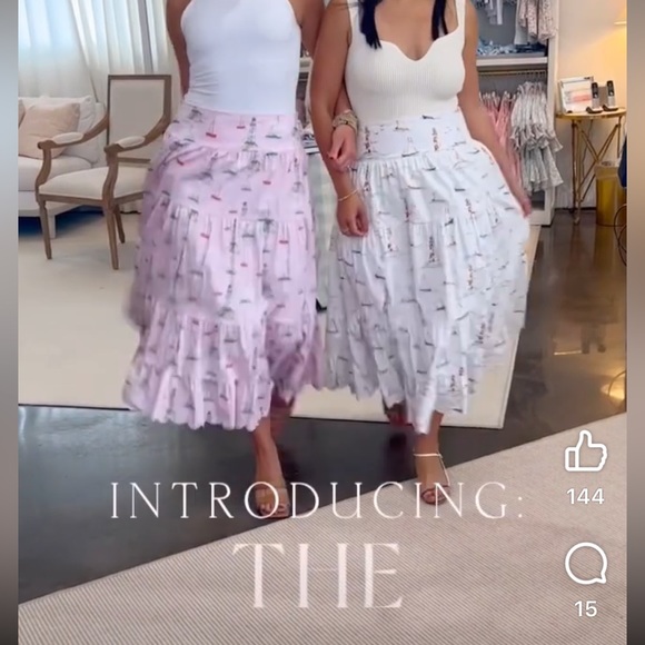 Dondolo Dresses & Skirts - Dondolo Caitlin skirt Nantucket white